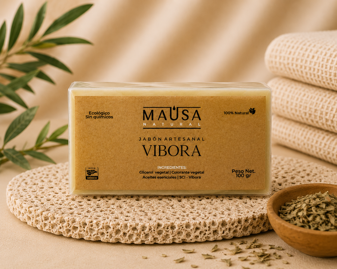 Víbora Soap Bar – Handmade Cleansing & Restoring Soap | 100g
